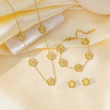 Luxe Clover sieradenset voor dames - stijlvolle accenten voor elke gelegenheid