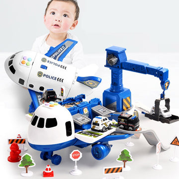 SkyExplorer Adventure Airplane Playset – 20-piece for Children 3+