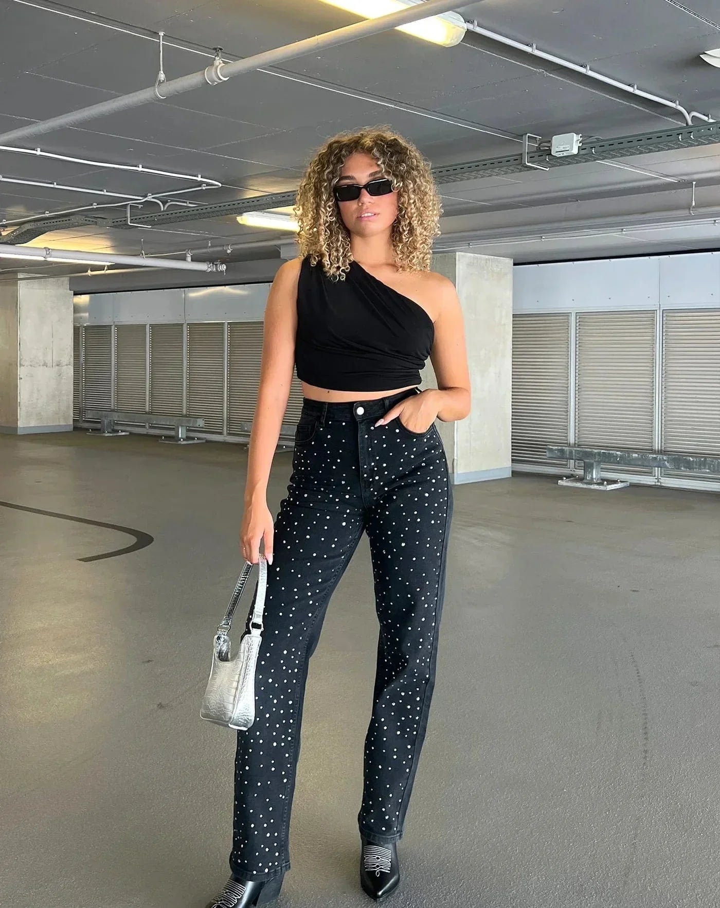Melzano GlamLux | Pantalones vaqueros Sprankel con purpurina