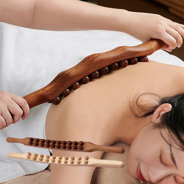 Woodease Pro Massagestaaf – Gua Sha Houten Staaf voor Spierontspanning