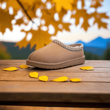 Tasman Pantoffels – Warme Suède Pantoffels met Schapenwollen Voering