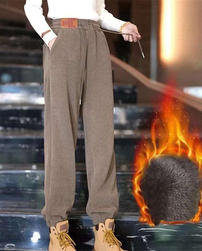 Pantalón de chándal de invierno Monica | Forro cálido de felpa y diseño casual