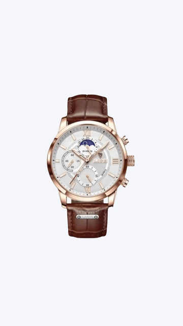 Velgrano Luxe Herenhorloge – Elegant, Waterdicht & Tijdloos Design