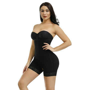 LuckyShape – Full Body Shaper mit Korsettverschluss – für Damenmode