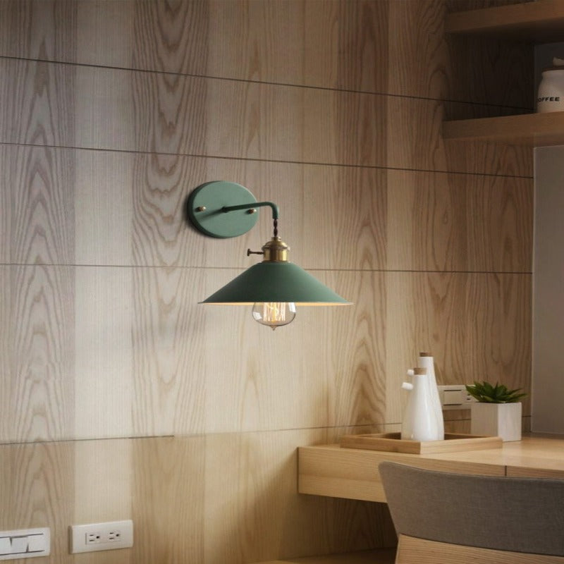 Ferano – Llum de paret vintage amb acabat de coure – Estil industrial