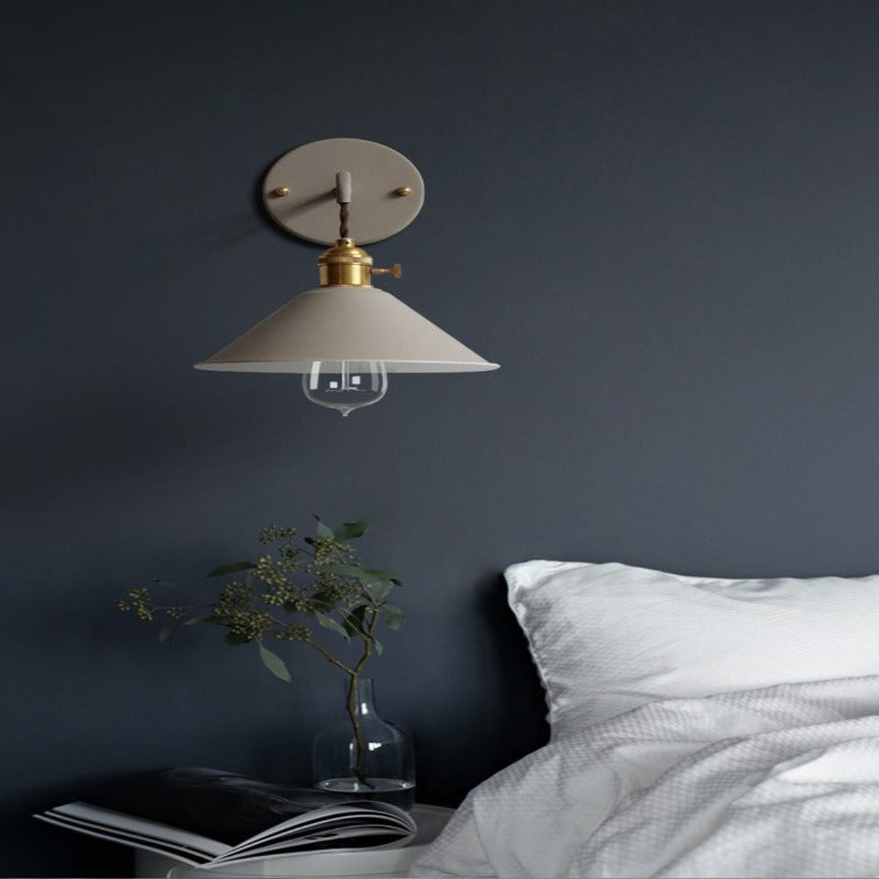 Ferano – Llum de paret vintage amb acabat de coure – Estil industrial
