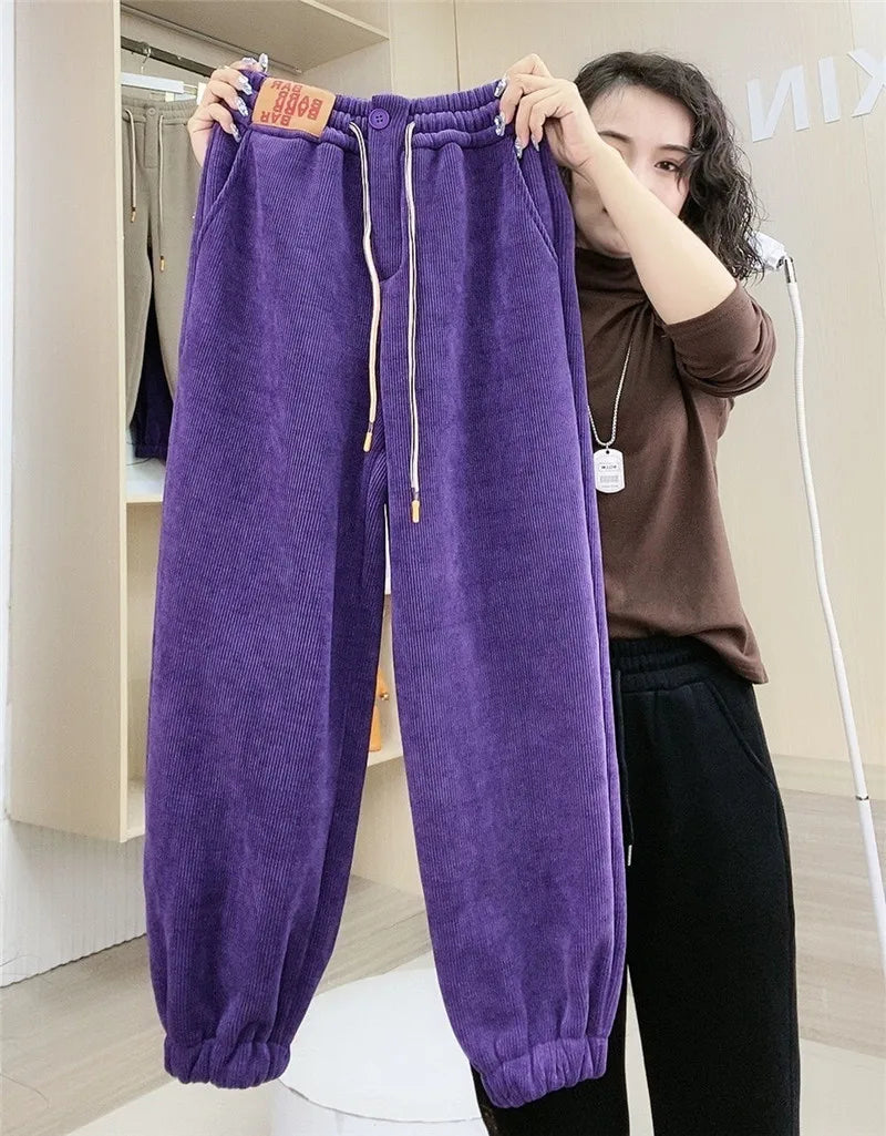 Pantalón de chándal de invierno Monica | Forro cálido de felpa y diseño casual