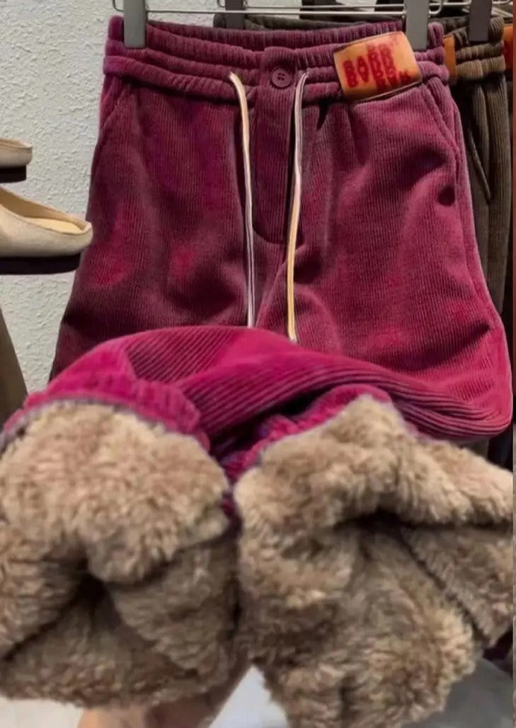 Pantalón de chándal de invierno Monica | Forro cálido de felpa y diseño casual