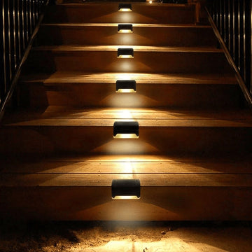 Traplampen op zonne-energie | Waterdicht en met lichtschakelaar