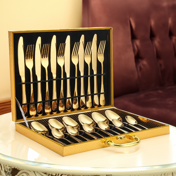 Melzano Gouden Bestek Set