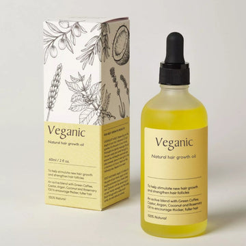 Veganic – Haarolie met ricinus, argan & kokos – voor alle haartypes
