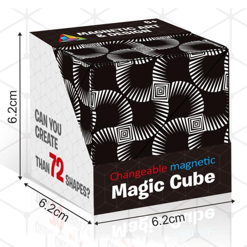 Melzano Magnetische Magische Kubus | Kun jij alle 72 vormen maken?