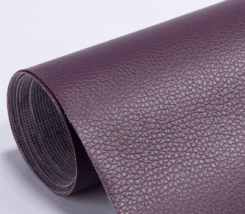 Parche de reparación autoadhesivo de cuero PU - Impermeable y resistente