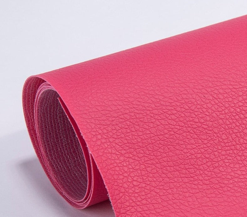 Parche de reparación autoadhesivo de cuero PU - Impermeable y resistente