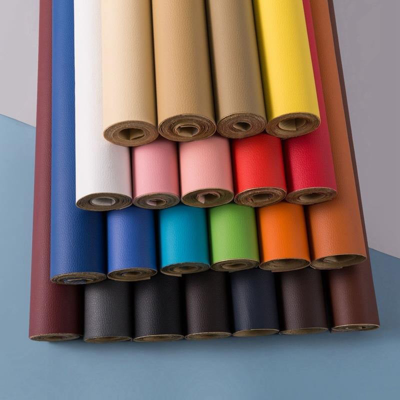 Parche de reparación autoadhesivo de cuero PU - Impermeable y resistente