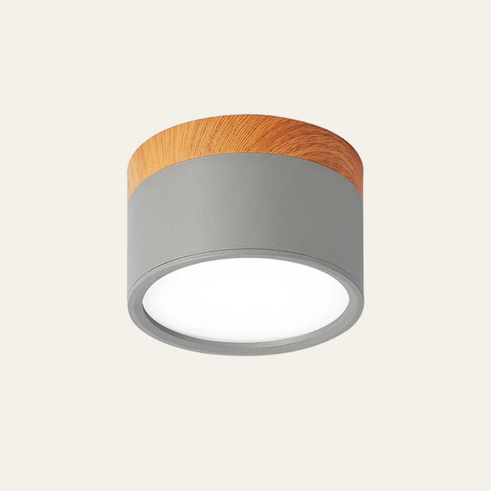 Cylora – Compacte flush plafondlamp – Moderne aluminium LED spot