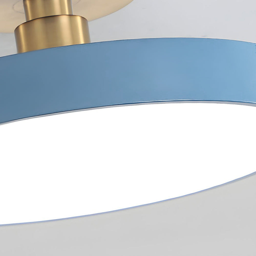 Acrion – Round LED ceiling lamp – Semi flush modern design