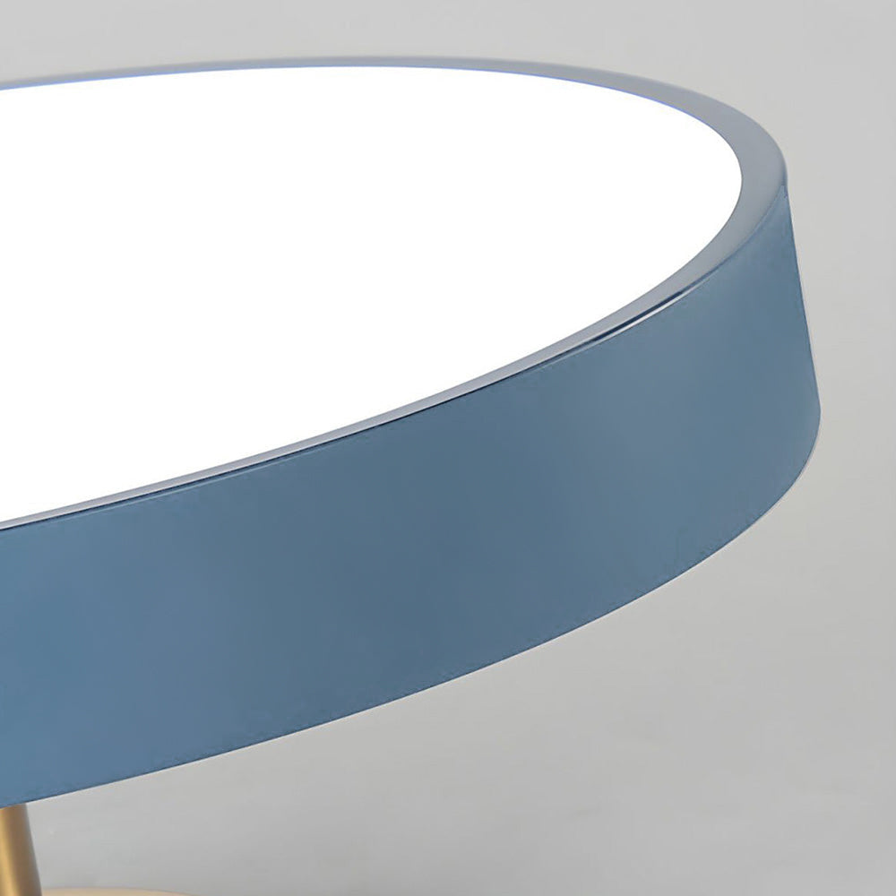 Acrion – Round LED ceiling lamp – Semi flush modern design