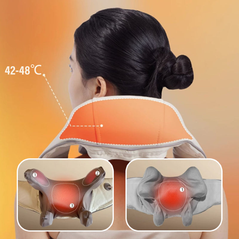 Nek Massageapparaat - Shiatsu met Warmtetherapie