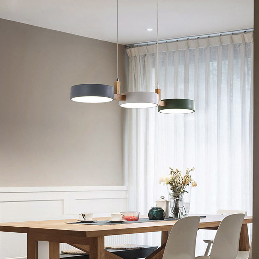 Nordura – Modern cylindrical pendant lamp – Multiple LED light points