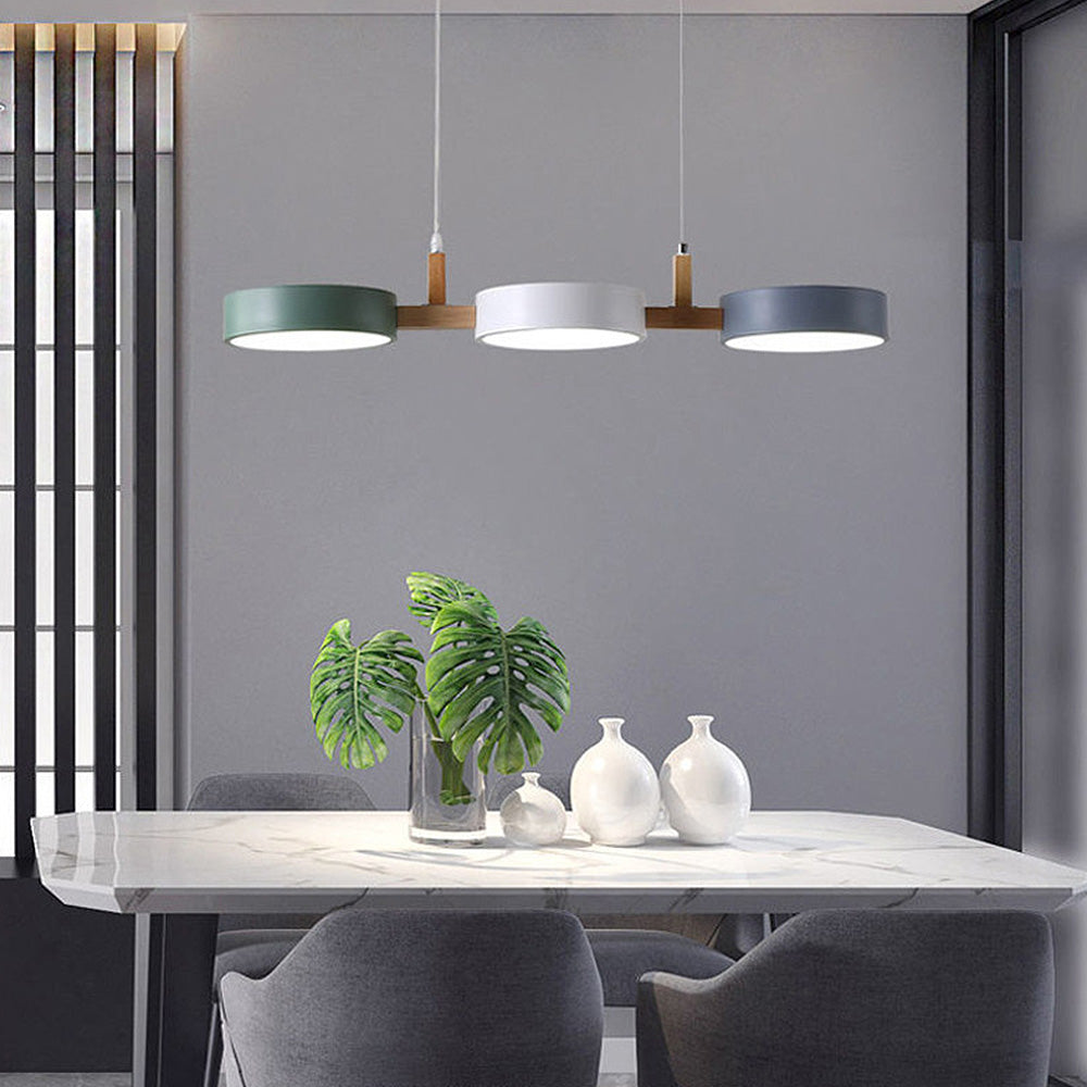 Nordura – Modern cylindrical pendant lamp – Multiple LED light points