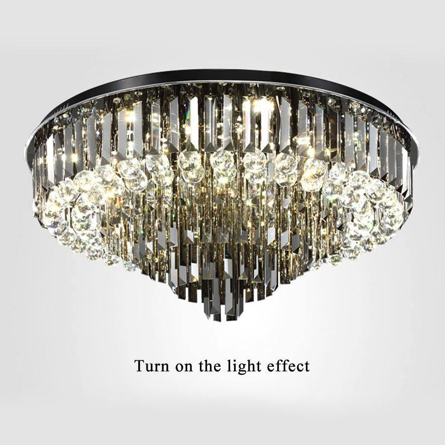 Lumivista – Luxe kristallen kroonluchter – Spiegel & glasbol design