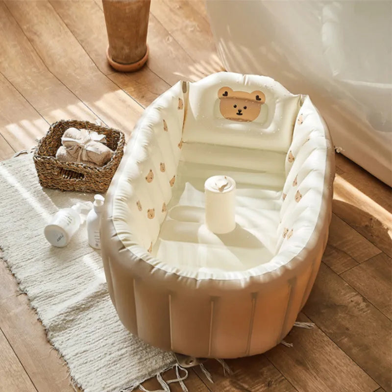 BubbleNest – Bañera inflable para bebé libre de BPA – Lista para viajar y compacta
