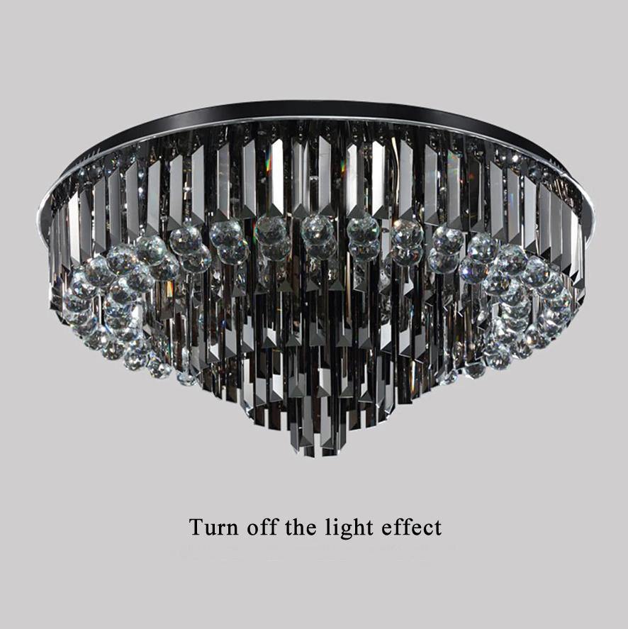 Lumivista – Luxe kristallen kroonluchter – Spiegel & glasbol design