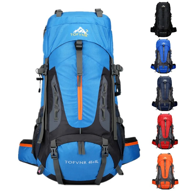 60L Waterdichte Rugzak – Ruime en Sterke Tas voor Outdoor Avonturen