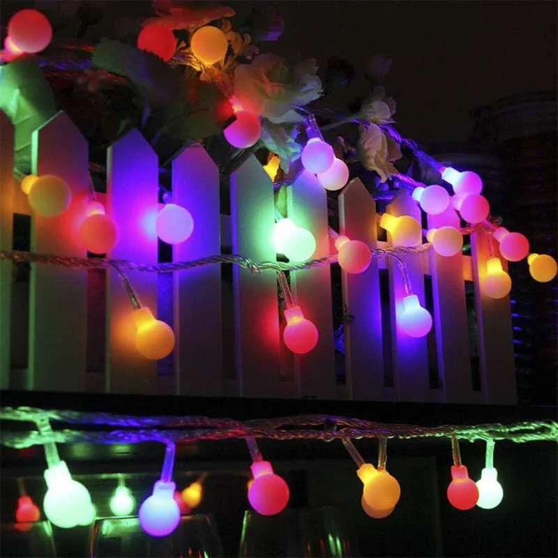 Lumosol Solar Light String – 10m Colorful LED Outdoor Lighting IP65