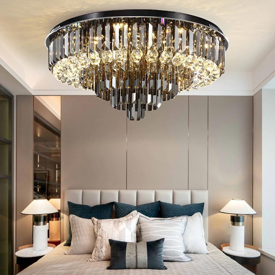 Lumivista – Luxe kristallen kroonluchter – Spiegel & glasbol design