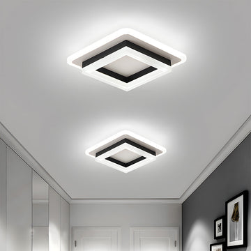 Lumora – Vierkante LED plafondlamp – Modern design voor hal & slaapkamer