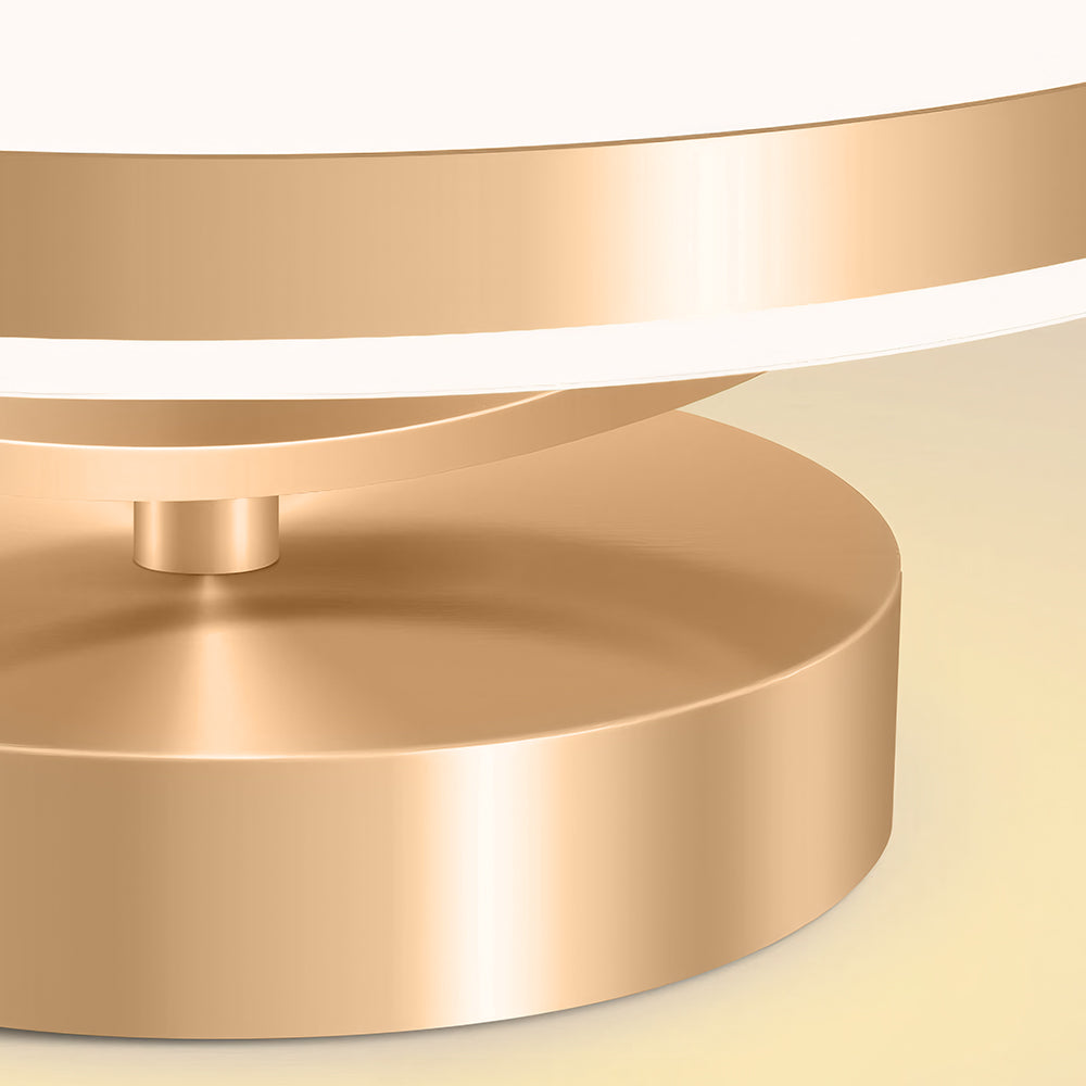 Aurion – Moderne LED plafondlamp – Gouden ijzeren design voor hal