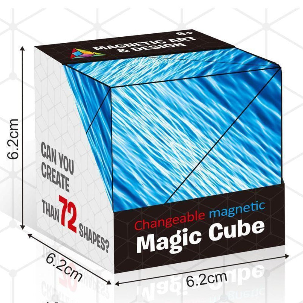Melzano Magnetische Magische Kubus | Kun jij alle 72 vormen maken?