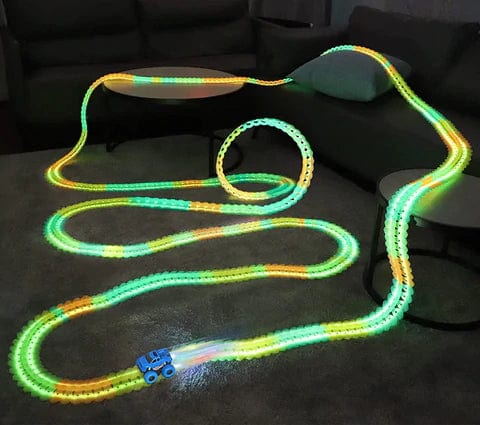 KidsPlay – Magnetische racebaan flexibel & verlicht – vanaf 3 jaar