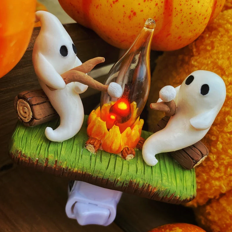 FlameGlow Simulatie Kampvuur Lamp - Spookachtige Sfeerverlichting