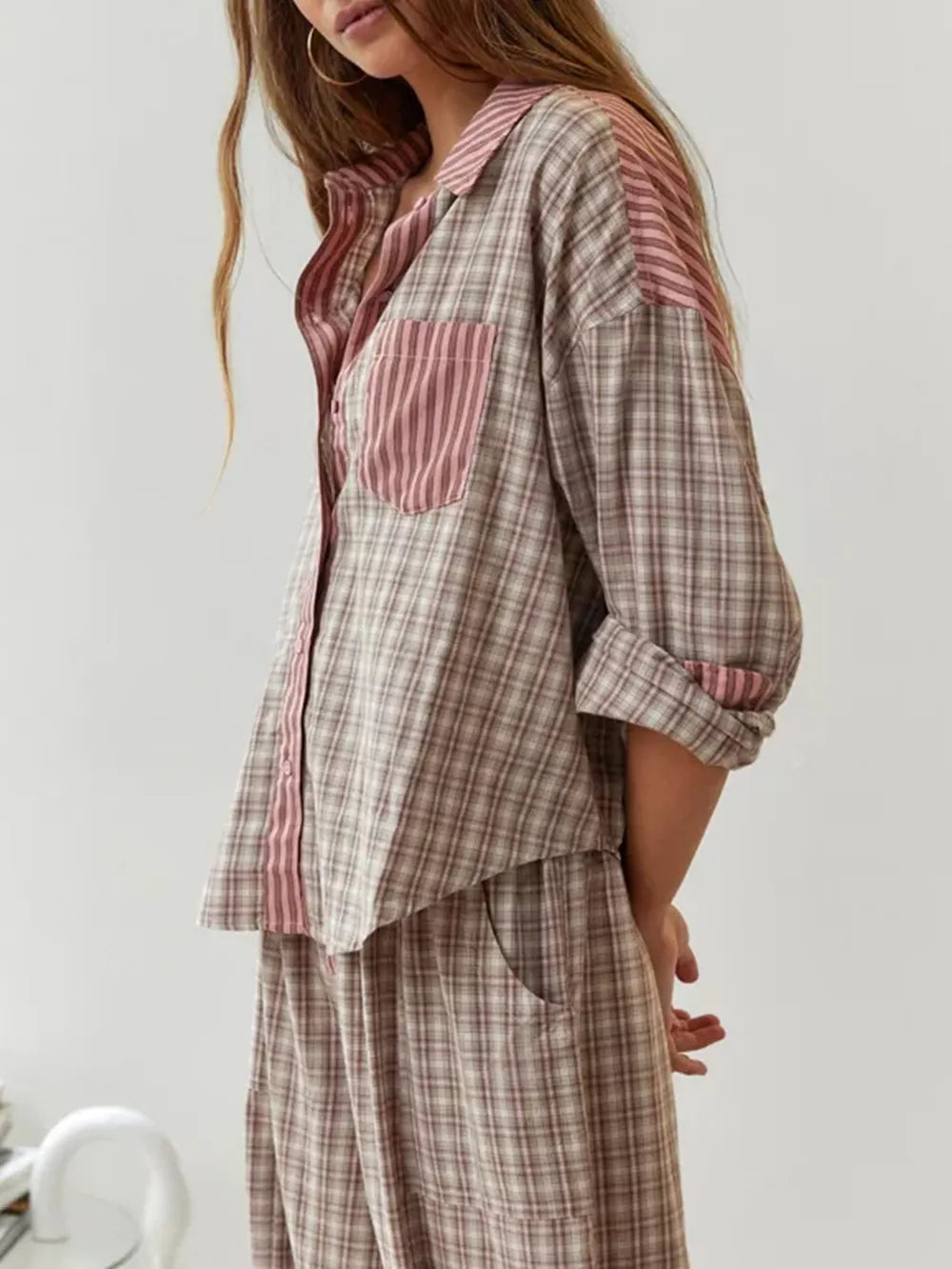 Cosy Cotton – Two-piece Soft & Stretchy Cotton Pajama Set