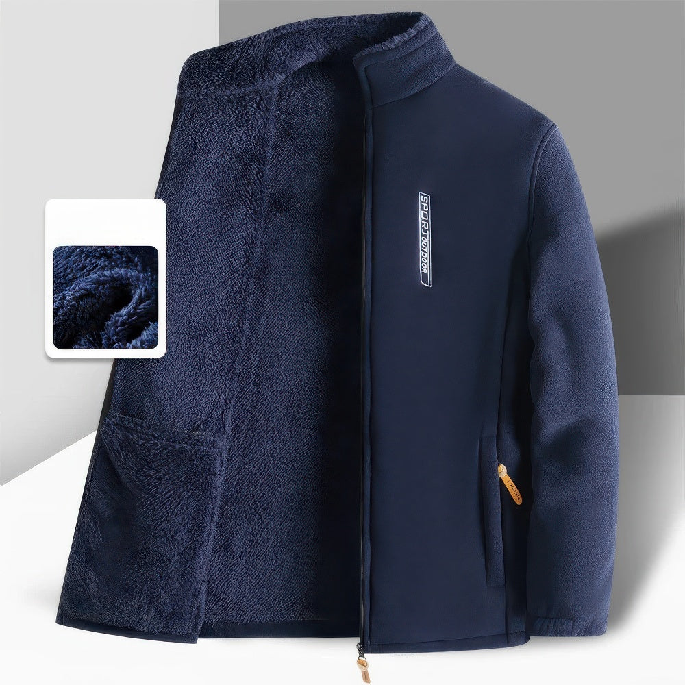 Heren Fleece Gevoerd Winterjack - Comfortabel en Stijlvol