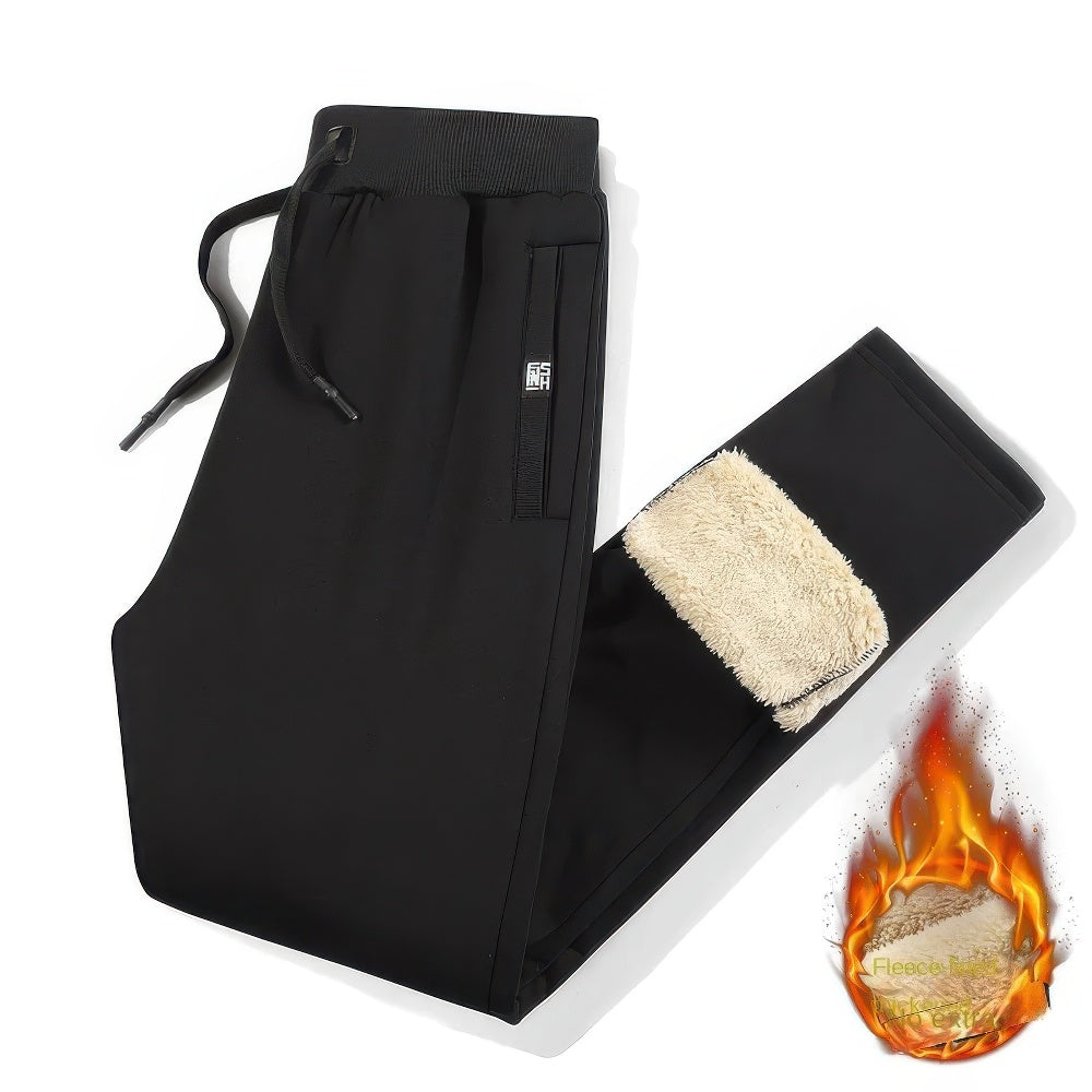 Men's Jogging Pants - Thick Fleece Lined | Comfort and Warmth in Style