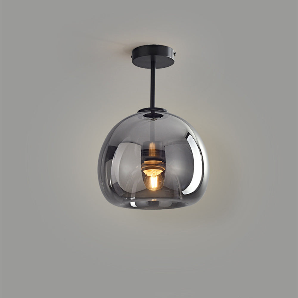 Copara – Retro koperen plafondlamp – Glasdesign voor modern interieur