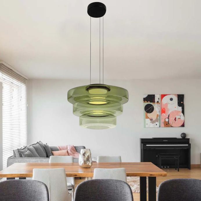 AuroraLicht – Glazen Bauhaus Hanglamp | Modern & Verstelbaar Design