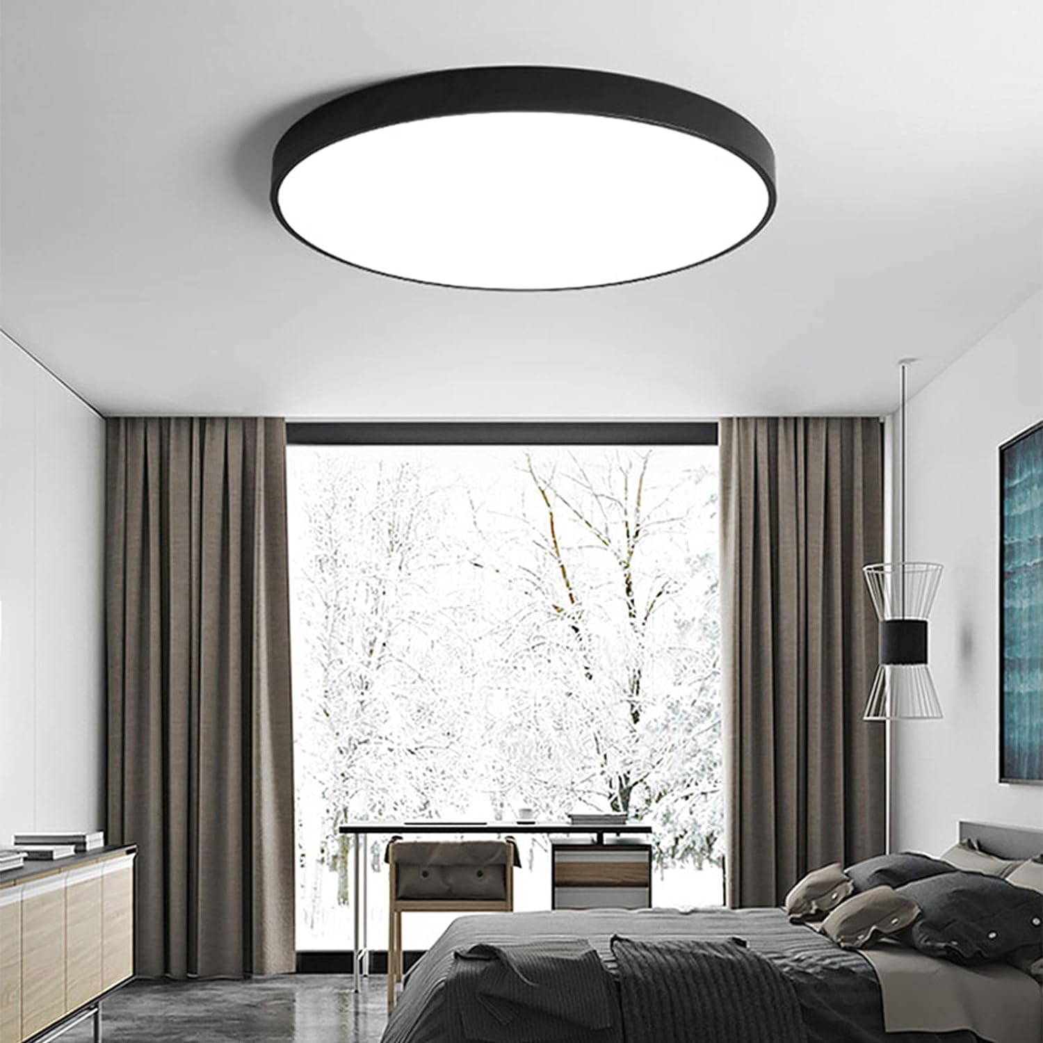 Circona – Ronde flush LED plafondlamp – Modern en energiezuinig design
