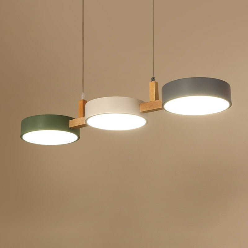 Nordura – Modern cylindrical pendant lamp – Multiple LED light points