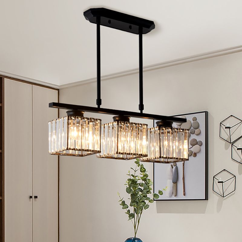 Artesso – Moderne Art Deco glazen hanglamp – Keukeneiland kroonluchter