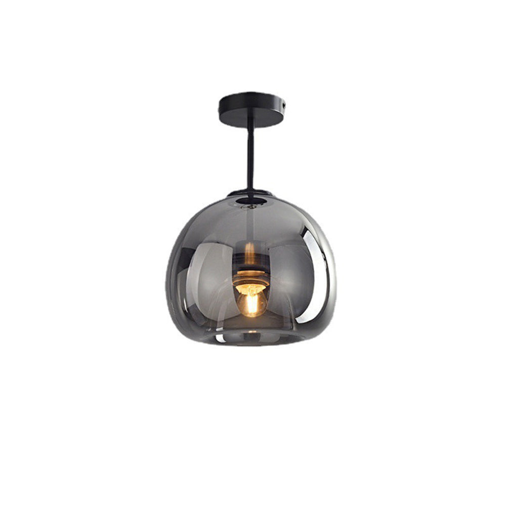 Copara – Retro koperen plafondlamp – Glasdesign voor modern interieur