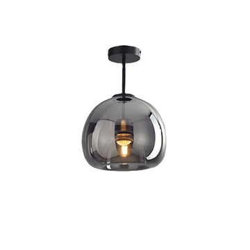 Copara – Retro koperen plafondlamp – Glasdesign voor modern interieur