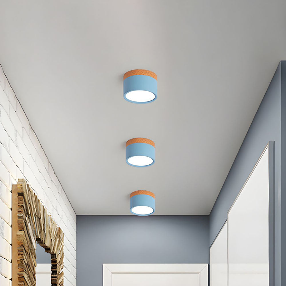 Cylora – Compacte flush plafondlamp – Moderne aluminium LED spot