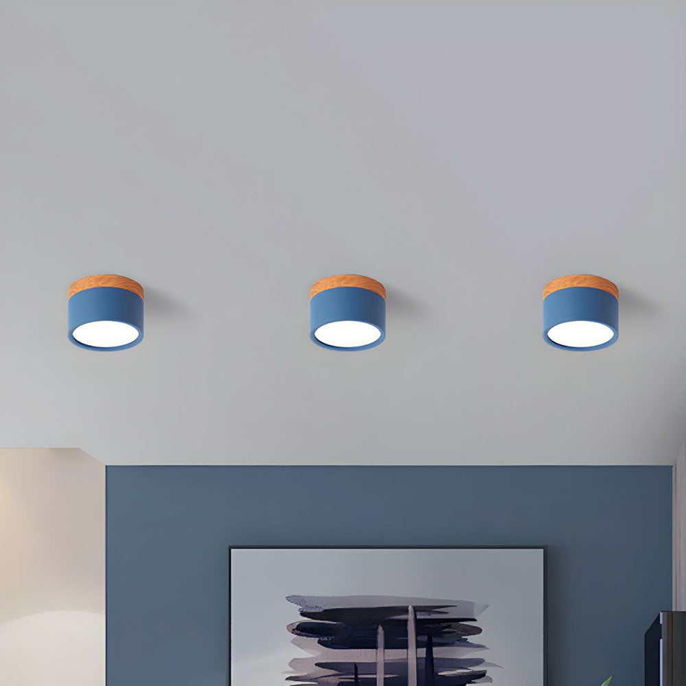 Cylora – Compacte flush plafondlamp – Moderne aluminium LED spot