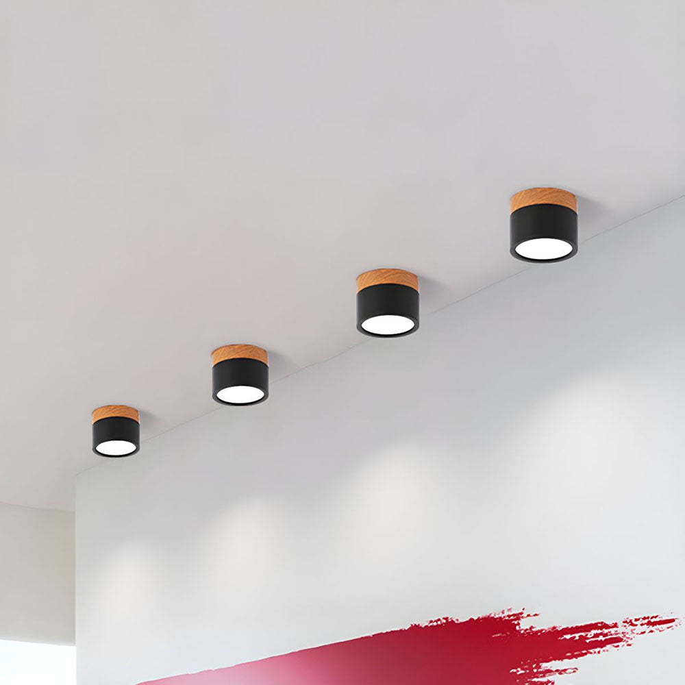 Cylora – Compacte flush plafondlamp – Moderne aluminium LED spot