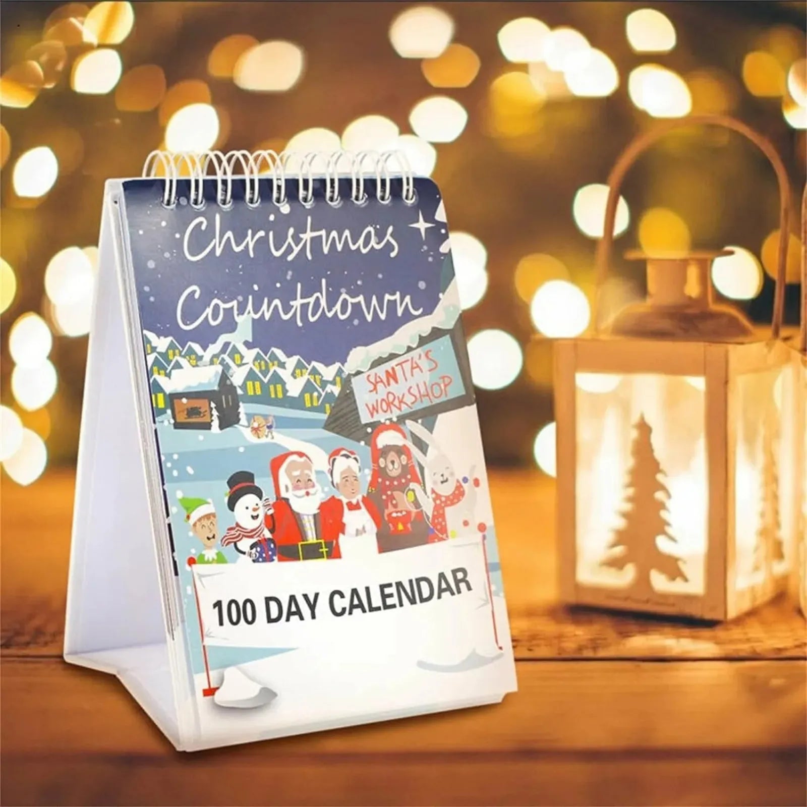 Festivo – 100 Days Christmas Countdown Calendar for Home Decoration